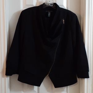 Apostrophe black moto jacket size L